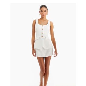 Amanda Uprichard Kya Romper in White NWT
